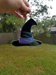 Witch Hat Stained Glass Pattern PDF Digital Download - Etsy