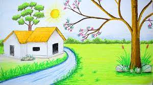 Maybe you would like to learn more about one of these? Drawingworld How To Draw A Spring Season Scenery With