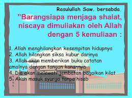 Para ahli fikih juga mendefinisikan bahwa sholat artinya perbuatan (gerak) dan perkataan yang dimulai berdasarkan sejarah, saat isra dan miraj rasulullah saw, ibadah sholat ditetapkan menjadi 5 waktu. Kemuliaan Shalat 5 Waktu Ppt Download