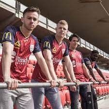 Creative kits like this one can be worn casually outside of games without making you look like a tool trying to get attention, unlike one colour kits which scream i'm a sports fan. New Reds Home Kit On Sale Now Adelaide United