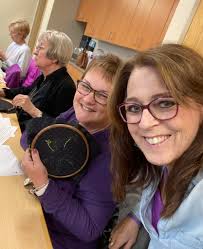 Learn free Ribbon embroidery with Priyadarshini art classes .  #ribbonembroidery