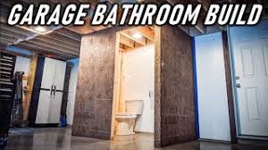 12 genius garage storage ideas to organize bikes, tools, and more. Building A Bathroom In My Garage Youtube
