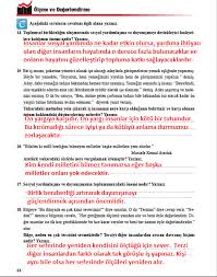 Yardımlaşma insanlar arasında sevgi ve saygıyı artırır. Sosyal Bilgiler Calisma Kitabi Cevaplari 6 Sinif Imam Hatip