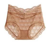 Lace Trimmed Underwear Printed Women’s Panties Briefs