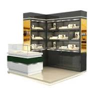 L Shape Showcase Design: Modern Retail Display Solutions