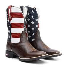 Bota Texana Masculina Tradicional Americana Eua