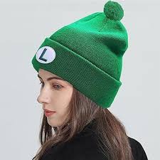 TISOSO Super Mario Bros Luigi Cap Winter Knitted Beanie Hat Skull Cap  Beanie Holiday Christmas Hat for Women Men (Red,Green) : Amazon.in:  Clothing & Accessories