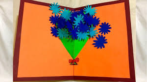 Give her this pop up flower card to show her how much she means in your life. How To Make Flower Pop Up Card Simple Craft Ideas