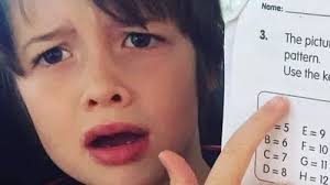 Girl contacts policeman for help with her homework