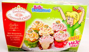 Wie ihr diese selbst nachbacken könnt, zeigt euch nicole in ihrem video. Coppenrath Wiese Bibi Blocksberg Muffins Naschkater Com Das Sussigkeiten Marketing Blog