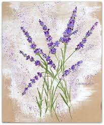 Youtube Lavendar Painting Watercolor Flowers Acrylic Painting Flowers