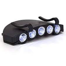 Owikar Led Cap Light 5 Led Under The Brim Cap Hat Clip Lamp Headlight Headlamp For Hunting Fishing Hiking Review Light Clips Led Hat Clip Lamp