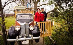Heather And I By The Car Tree House Car Growing Tree