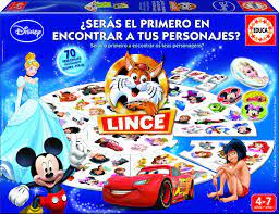 ¿serás el primero en encontrar tus imágenes? Educa Borras Lince Edicion Disney 70 Imagenes 16585 Color Modelo Surtido Tienda Juegos De Mesa
