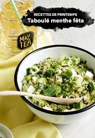 Taboule Menthe Feta X Maytea Menthe Recettes De Cuisine Recette Idee Recette