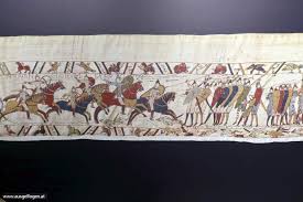 Der teppich von bayeux baˈjø, gelegentlich auch wandteppich von bayeux oder bildteppich der königin mathilda genannt, ist eine in der zweiten hälfte des 11. Teppich Von Bayeux Caen Und Die Blumenkuste