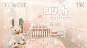 Maybe you would like to learn more about one of these? Roblox Bloxburg Speed Build Blush Aesthetic Baby Nursery Iridescxnt Youtube