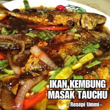 Hi guys , semoga semua sihat selalu. Resepi Ikan Masak Taucu Sedap