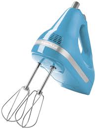 hand mixer crystal blue