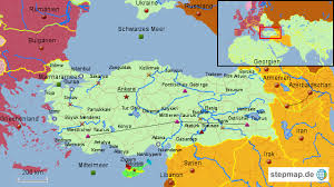 Hier treffen beide kulturen aufeinander und ergeben eine spannende mischung. Turkei 2 Von Felice Landkarte Fur Die Turkei