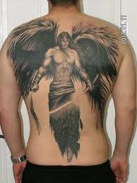Angel Back Tattoo For Men Angel Tattoo Men Tattoos For Guys Back Tattoo