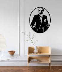 Ataturk Metal Tablo Ev Dekoru Dekor Tablolar
