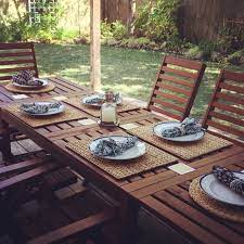 ikea applaro outdoor furniture garden wooden ladder