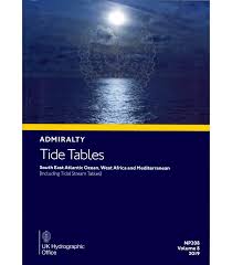 Np208 Admiralty Tide Tables Att Volume 8 South East Atlantic Ocean West Africa And Mediterranean 2019 Edition