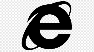 Internet Explorer 10 Web Browser Internet Explorer Logo Monochrome Black Png Pngwing