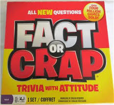 Have fun making trivia questions about swimming and swimmers. Fact Or Crap Trivia Game With Attitude Fast Paced Truly Bizarre English Require Ebay