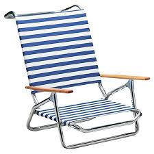 Samantha Beach Chair In Blue White Low Beach Chairs Beach Chairs Folding Beach Chair
