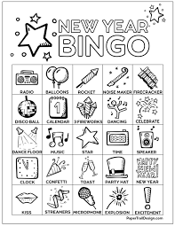 Lanternfish esl has over 70 bingo games on a variety of themes. Free Printable New Year S Bingo Cards Paper Trail Design