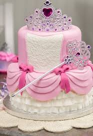 Deco En Pate A Sucre Pour Gateau De Princesse Cute Birthday Cakes Princess Birthday Cake Girl Cakes