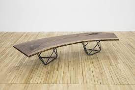 60w x 23d x 16h. Christian Wassmann Octahedron Bench Coffee Table Artsy