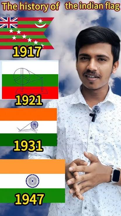 History of Indian Flag (1906-1947) 🇮🇳 #indianflag #HarGharTiranga #AmritMahotsav