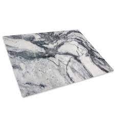 How amazing do our marble worktop saver's look in this white and grey kitchen! Grey White Cool Marble Glass Chopping Board Kitchen Worktop Saver Protector Buy Online In Saint Vincent And The Grenadines At Desertcart 171128905