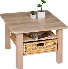 Wohnzimmertisch / couchtisch 110 x 70cm eiche sonoma. Pro Line Beistelltisch Quadratisch Mit 1 Ablagekorb Online Kaufen Otto