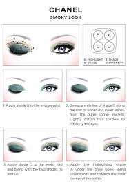 chanel eye makeup chart how to wear chanel les 4 ombres eye