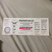 Malaysia, country of southeast asia, lying just north of the equator, that is composed of two noncontiguous regions: One Republic Concert Tickets Vouchers Event Tickets On Carousell