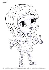 Learn How To Draw Leah From Shimmer And Shine Shimmer And Shine Step By Step Drawing Tutorials Coloring drawings shimmer and shine with their rainbow sparkle pets coloring pages l how to color. learn how to draw leah from shimmer and