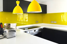 Clear glass over a painted surface is an option too. Glass Kitchen Splashbacks Express Toughening