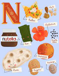 Food Alphabet Illustration Food Illustration Jennifer Hines Food Illustrator Lettering Artist Alphabet Illustration Food Alphabet Food Illustrations