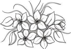 Dibujos De Flores Para Imprimir Y Pintar Dibujos De Flores Flores Para Imprimir Pintar En Tela