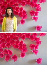 Diy Paper Flower Backdrop Top Ten Diy Paper Flower Tutorials Paper Flower Backdrop Diy Paper Flower Backdrop Tutorial Tissue Paper Flowers