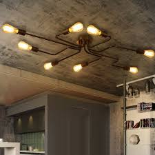 Industrial ceiling lights lights ceiling ceiling canopy ceiling lights living room lighting house design light wall lights. Vintage Industrial Ceiling Chandelier Light Steampunk Pendant Lamp Mount Lamps Lighting Ceiling Fans Chandeliers Ceiling Fixtures