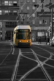Berlin Street Tram Travel Alone Berlin Street Berlin