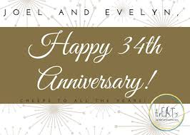 Live chat · greeting cards · for teachers · bulk pricing Treats Happy 34th Wedding Anniversary Joel And Evelyn Facebook