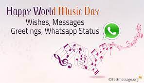 Setting our gaze on the lord may not bring the applause of the world, but it brings the light of the lord into our. Happy World Music Day Wishes Messages Quotes Status