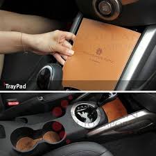 Veloster Leather Interior Cup Console Insert Set 3pc Hyundai Veloster