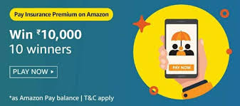 Amazon Quiz Contest Today Pay Insurance Premium Play Win In 2020 Quiz Play Quiz Life Insurance Corporation